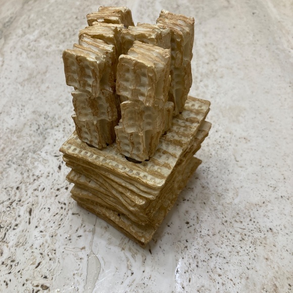 Designer Davida Set 6 Matzah Handle Knife Spreaders with Matzah Holder Stand - Picture 2 of 4